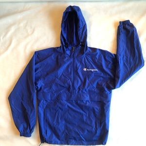 Champion Quarter Zip Pullover Windbreaker Men S